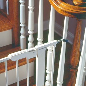 How To Attach Baby Gate To Metal Banister