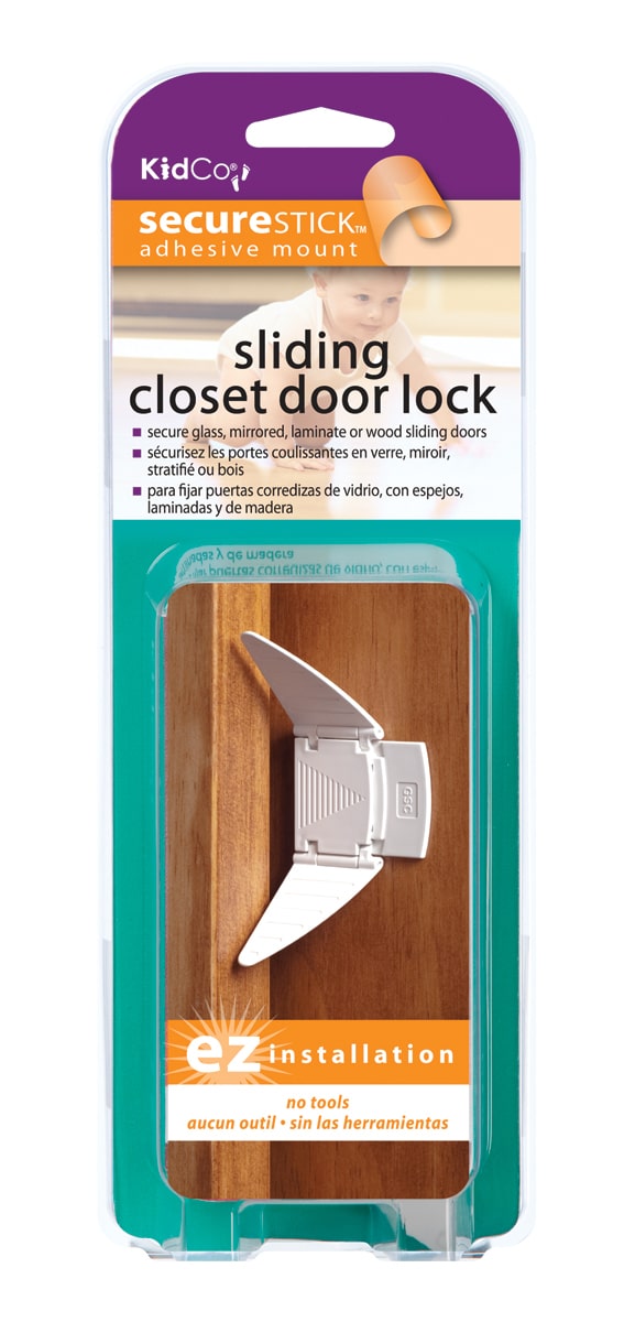 Sliding Closet Door Lock Kidco, How To Lock Sliding Mirror Closet Doors