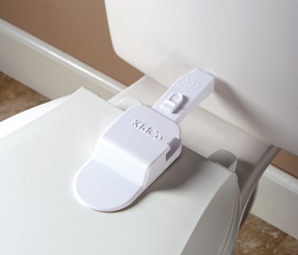 Kidco Adhesive-Mount Toilet Lock, White