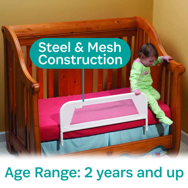 Convertible Crib Mesh Bed Rail Telescopic - Image 6