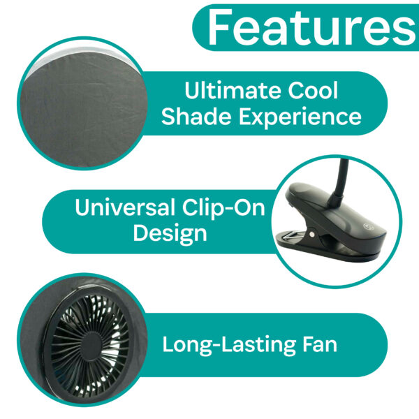 Coolshade Sunshade + Fan - Image 5