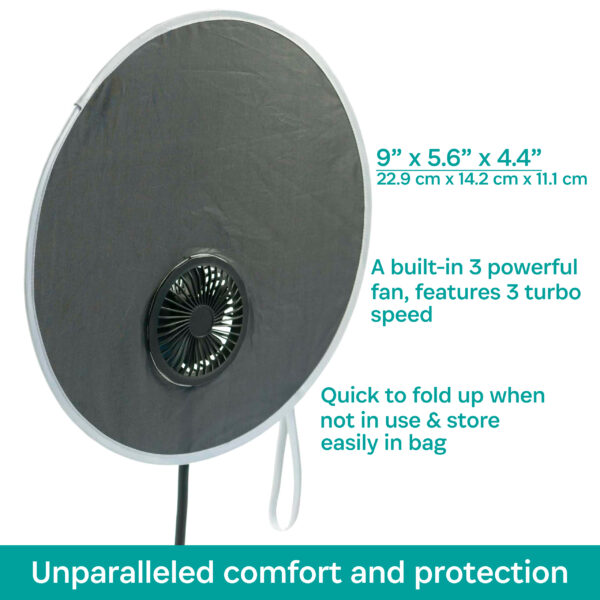 Coolshade Sunshade + Fan - Image 2
