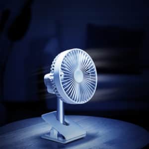 USB Rechargeable 10" Air Clip On Fan