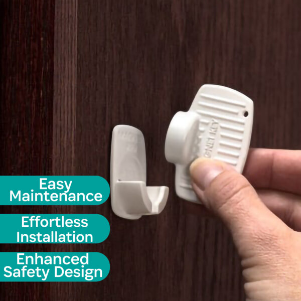 Magnet Lock Set - 4/pkg + Key - Image 4